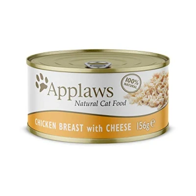 Afbeelding van Applaws Cat Tin 1x(24x156g) Chicken Breast with Cheese