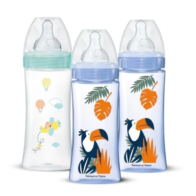 Afbeelding van DODIE 3 flesjes, 330 ml, voor jongens, rond, anti koliek