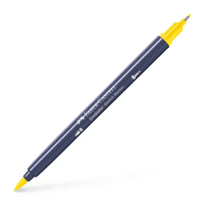 Afbeelding van 5x Sketchmarker Faber Castell Goldfaber 107 cadmium yellow op alcoholb