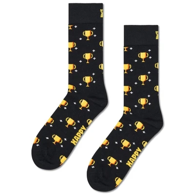 Afbeelding van Happy Socks YOU WIN SOCK, zwart, 4146 EU