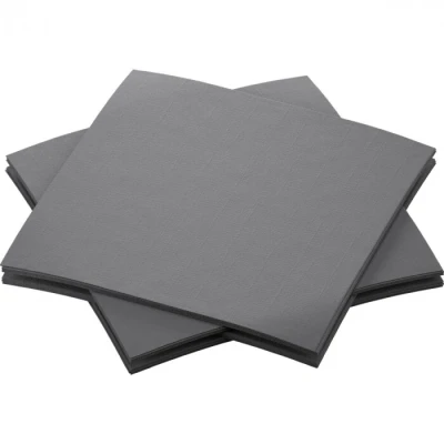 Afbeelding van 2880x Duni Servetten dunisoft 20cm granite grey