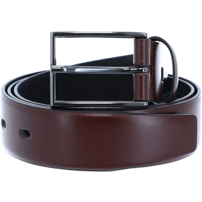 Afbeelding van LLOYD Leren Riem Thin Belt 3.5 W85 Dark Brown Bruine