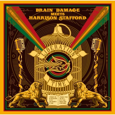 Afbeelding van Brain Damage Meets Harrison Stafford Liberation Time (2 LP)
