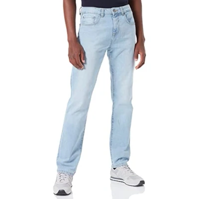 Afbeelding van TOM TAILOR Uomini Josh Regular Slim Jeans 1029770, 10111 Clean Bleached Blue Denim, 31W / 34L