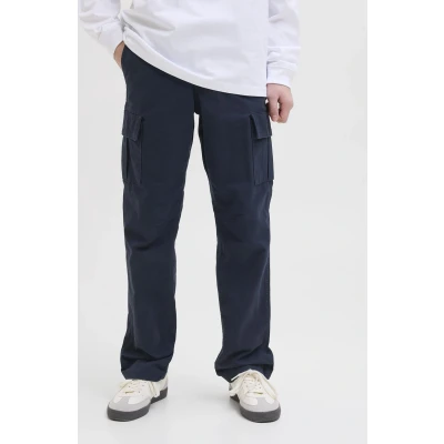 Afbeelding van Jack &amp; Jones Junior Jpstkane Jjbarkley NOOS JNR Cargobroek, Heren, Maat: 146, Night sky