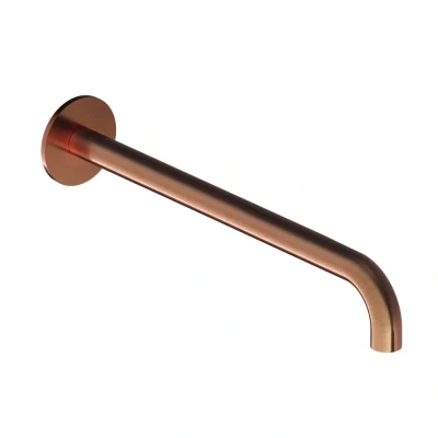 Afbeelding van HotBath Cobber Uitloop 30 cm CB095 Geborsteld Koper PVD