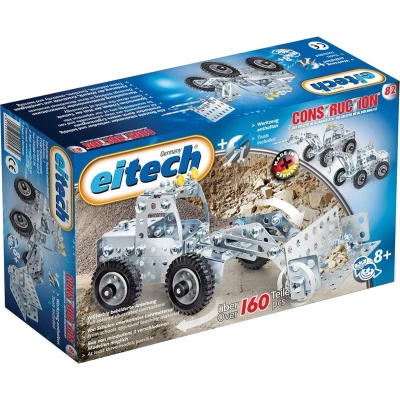 Afbeelding van Eitech Constructieset Bulldozer Staal Zilver 162 delig