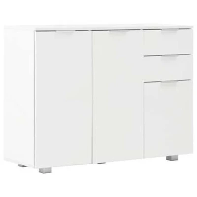 Afbeelding van Dressoir 107x35x80,5 cm hoogglans wit