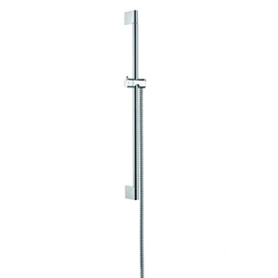Afbeelding van hansgrohe Unica&#039;Crometta glijstang 650mm met Metaflex doucheslang 1600mm chroom