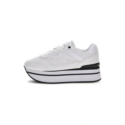 Afbeelding van Guess Hansin Sneakers laag, Dames, Maat: 35, White Polyester