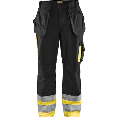 Afbeelding van Blaklader Werkbroek High Vis 1529 1370 Zwart/High Geel C58
