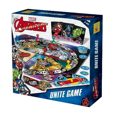Afbeelding van LISCIANI Avengers Spel Competitief Gezelschapsspel Versla Thanos Metalen Doos Te Spelen met Familie of Vrienden 2 Meer Spelers Voor Kinderen Vanaf 7 Jaar