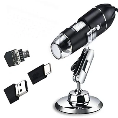 Afbeelding van Meichoon NB01D 3 in 1 digitale microscoop met USB interface 1600X flexibele houder, compatibel Android Mac Windows systeem