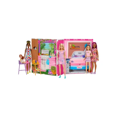 Afbeelding van Mattel Vakantiehuis met Modepop Speelset