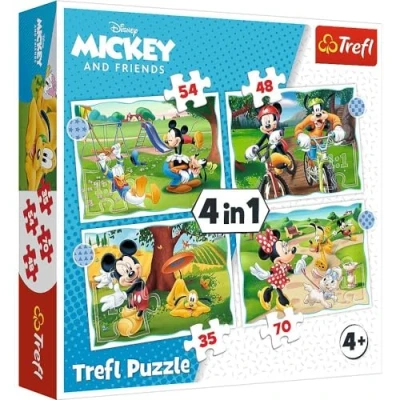 Afbeelding van Mickey 4 in 1 Puzzel 5900511346046