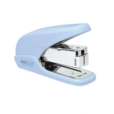 Afbeelding van Rapesco 1338 X5 Mini Minder Inspanning Nietmachine, 20 vel capaciteit, Poeder Blauw