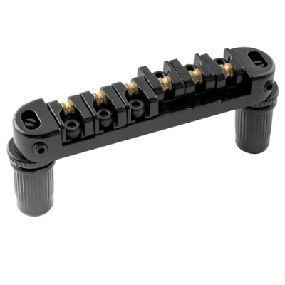 Afbeelding van Musiclily Roller Tune o matic Gitaarbrug voor Les Paul stijl Elektrische Gitaar, Zwart
