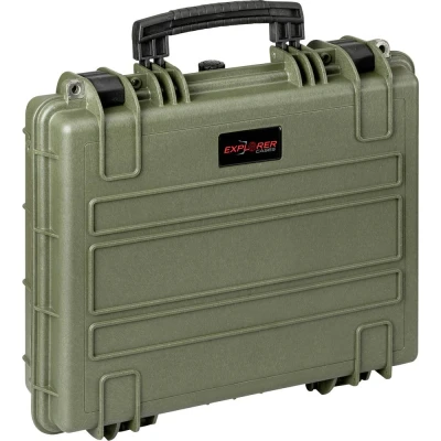 Afbeelding van Explorer Cases Outdoor koffer 4412HL.G green with pick &amp; pluck foam (b x h d) 45 35 13 cm Olijf groen