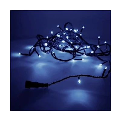 Afbeelding van EDM 71252 lichtketting met 60 leds voor binnen en buiten, blauw, 4 m