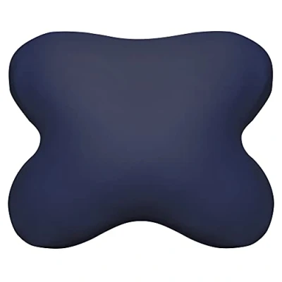Afbeelding van Edda Lux® Hoes geschikt voor Tempur Ombracio hoofdkussen, 60 x 50 cm, vormvaste jersey kussensloop slaapkussen, van 100% katoen, in Marineblauw