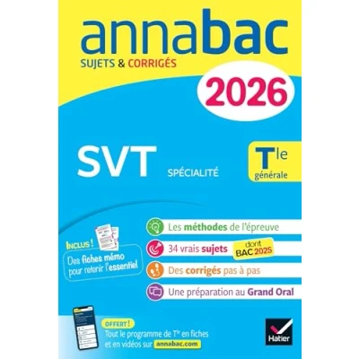 Afbeelding van SVT Tle générale (spécialité)