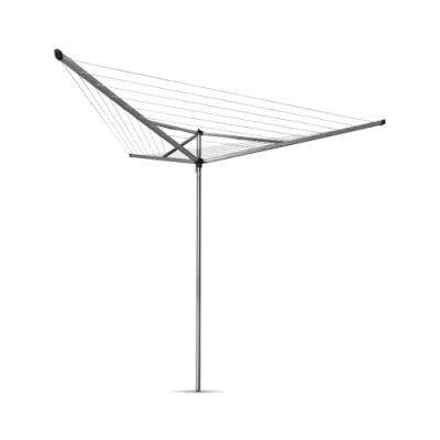 Afbeelding van Brabantia Essential Droogmolen, Paraplu systeem, UV bestendige Drooglijnen met Antislip, 30m