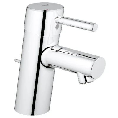 Afbeelding van GROHE Concetto 23060001 Eenhands wastafelkraan, lage druk voor open boiler, chroom