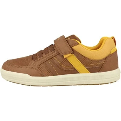 Afbeelding van Geox J Arzach Boy Sneakers voor jongens, Cognac Dk Geel, 28 EU