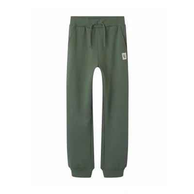 Afbeelding van NAME IT NKMNELLO NREG SWE PANT BRU PB Jongens Broeken groen maat 128