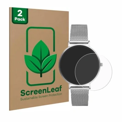 Afbeelding van ScreenLeaf Screenprotector voor Xcoast X Watch Siona 2 Nano Duurzame schermbescherming Folie Beschermfolie transparant (2 Stuks)