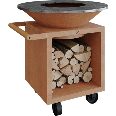 Afbeelding van OFYR Classic+ Storage Corten 100 PRO Vuurschaal Barbecue