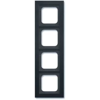 Afbeelding van Abb busch jaeger afdekraam 4 voudig ax matzwart 2cka001754a4706