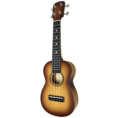 Afbeelding van GEWA sopraan ukelele model 2 Brown Sunburst