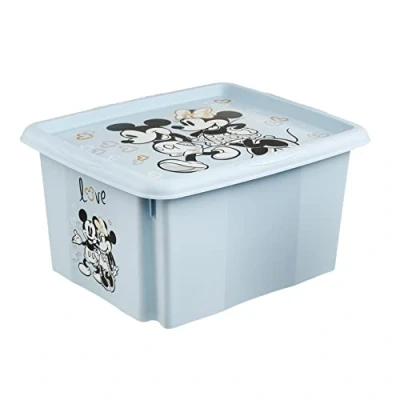 Afbeelding van Keeeper Mickey Mouse Blauw 24L Opbergbox 1223768424700