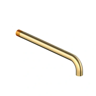 Afbeelding van HotBath Cobber Uitloop 25cm Gepolijst Messing PVD CB094 25NBP