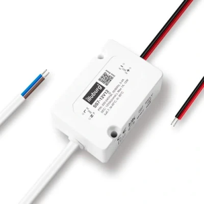 Afbeelding van illuburg Led transformator, 12 V, W, waterdicht, IP67, zonder flikkeren, led, voeding driver power supply