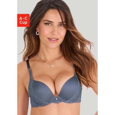 Afbeelding van s.Oliver Pushup BH, Dames, Maat: 70B, Beere