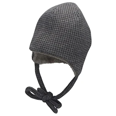 Afbeelding van Sterntaler Beanie Wafel look Smoke Grey