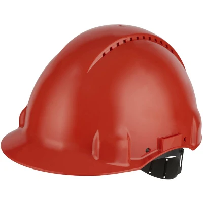 Afbeelding van 3M G30CUR Peltor veiligheidshelm G3000C, ABS, helm binnenuitrusting met kunststof zweetband en pinlock sluiting, geventileerd, rood