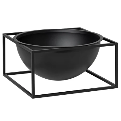 Afbeelding van Audo Copenhagen Kubus Bowl Centerpiece schaal large Ø23 zwart
