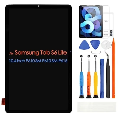 Afbeelding van LCD scherm voor Samsung Galaxy Tab S6 Lite SM P610 P615 10,4 inch Vervanging Touchscreen Digitazer Assembly met reparatieset