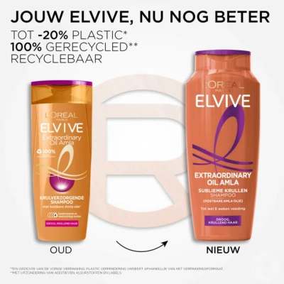 Afbeelding van 3x L&#039;Oréal Elvive Extraordinary Oil Krulverzorging Shampoo 250 ml