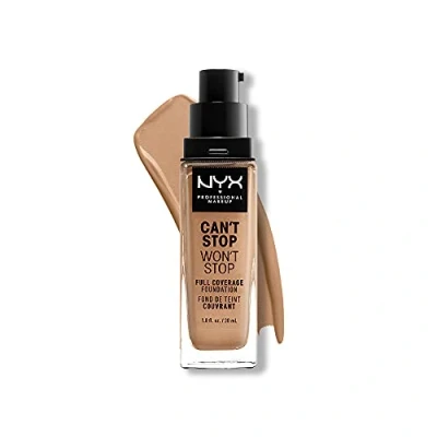 Afbeelding van NYX Professional Makeup Can&#039;t Stop Won&#039;t Full Coverage Foundation Neutral Buff 30 ml