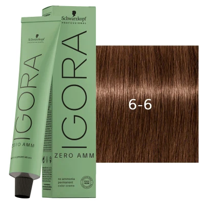 Afbeelding van Schwarzkopf Igora Zero Amm 6 Dark Blonde Chocolate 60 ml