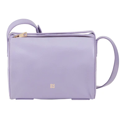 Afbeelding van DUDU Borsa Bauletto a Tracolla da Donna in Pelle Elegante, Piccola con Regolabile per Ogni Occasione Lilac_orange