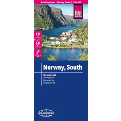Afbeelding van Reise Know How Landkarte Norwegen Süd 1 : 500.000: world mapping project