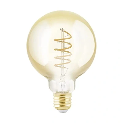 Afbeelding van EGLO LED Lamp E27 Ø 9,5 cm G95 Amber 2200K Dimbaar