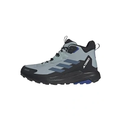 Afbeelding van adidas Heren TERREX Anylander Mid RAIN.RDY Hiking Shoes, magic grey/wonder steel/semi lucid blue, 38 2/3 EU