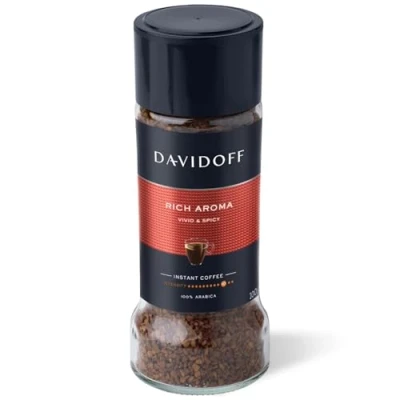 Afbeelding van Davidoff Cafe Rich Aroma Instant Coffee, 100 gram Potten (Pack van 2), Tuin, Gazon, Onderhoud