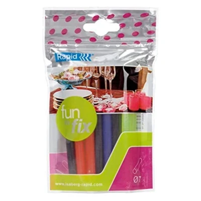 Afbeelding van Rapid Fun2Fix 7mm gekleurde lijmpatronen 100gr 23835900